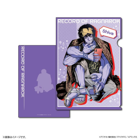 『終末のワルキューレ』オフショットコレクション クリアファイル 雷電為右衛門vsシヴァ (2枚組)